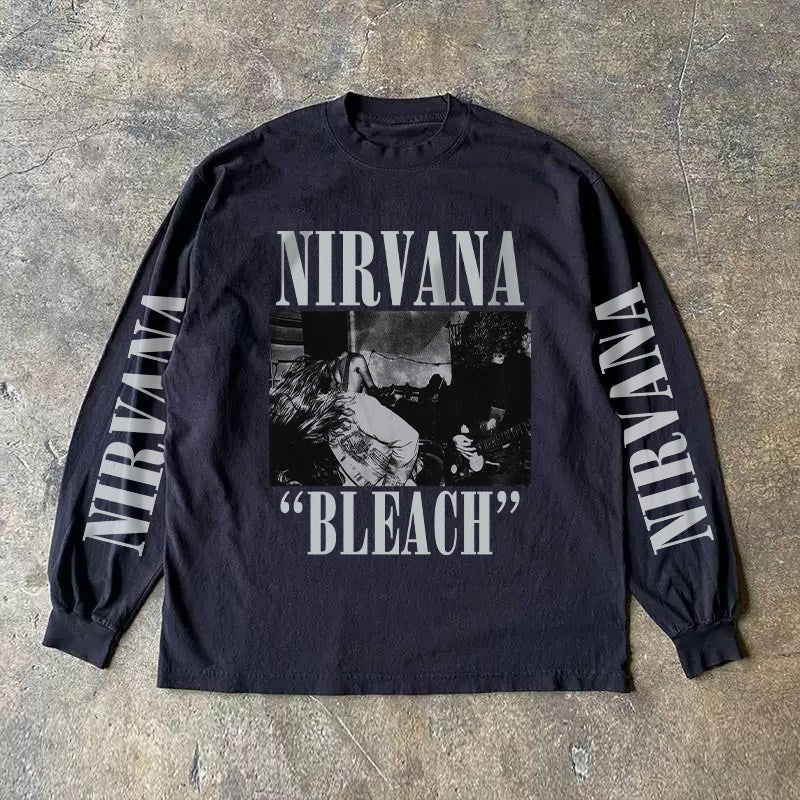 Heavyweight Band Print Cotton T-Shirt