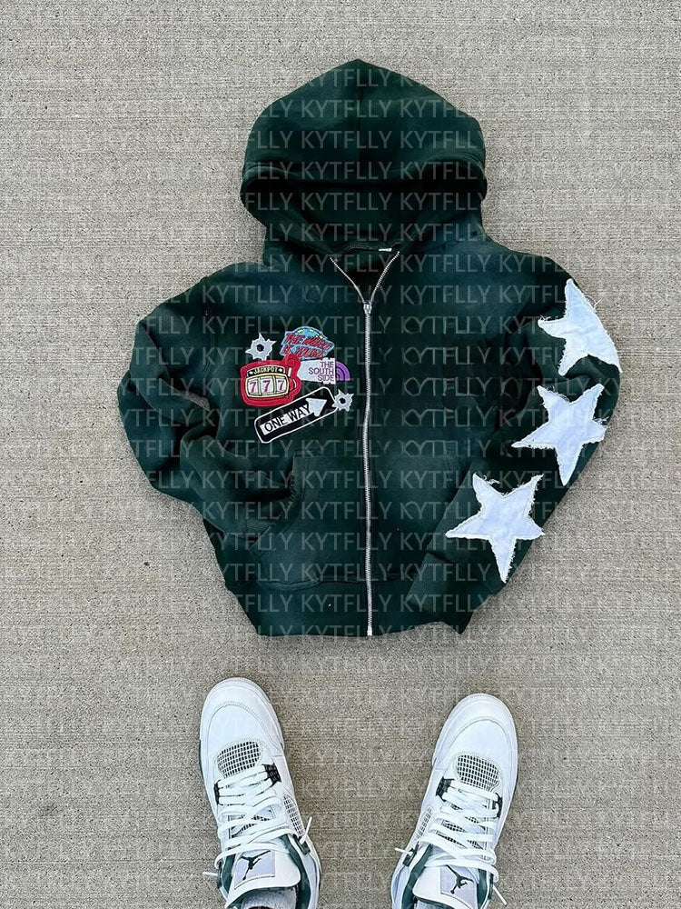 Digital print sweater