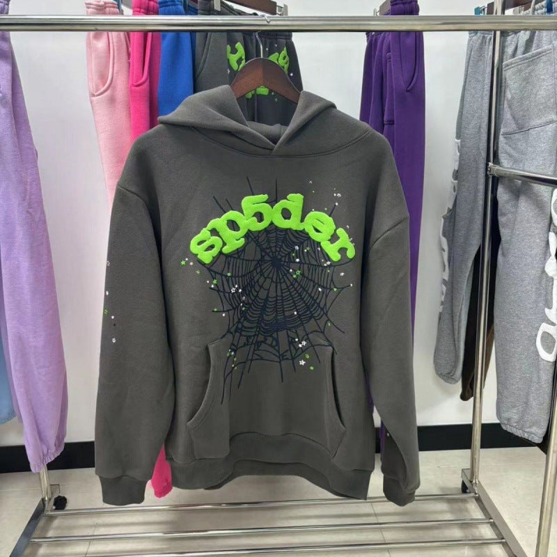 Thick fleece hoodie with a hood