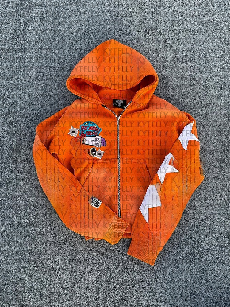 Digital print sweater