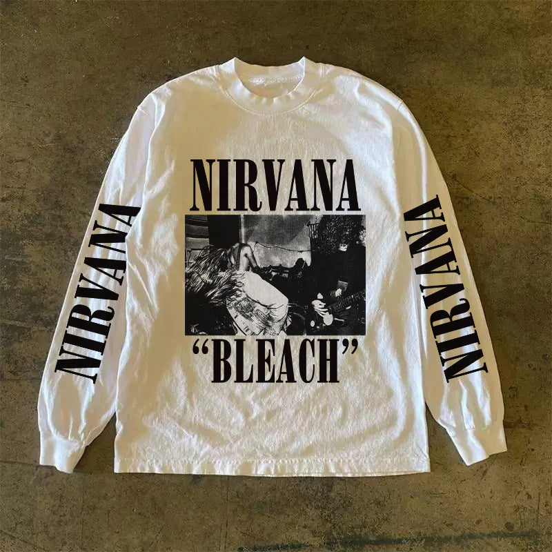 Heavyweight Band Print Cotton T-Shirt