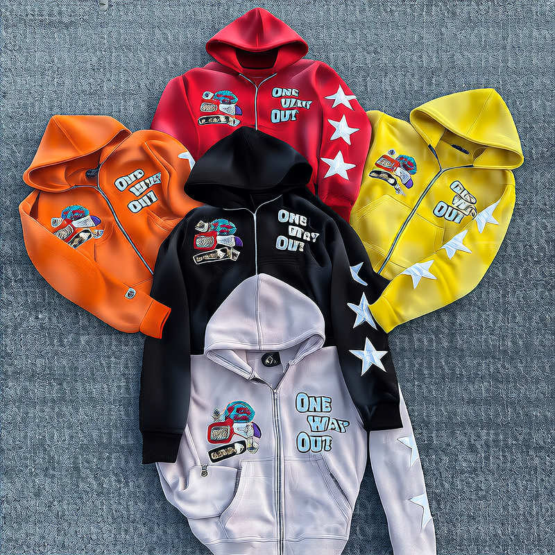 Digital print sweater