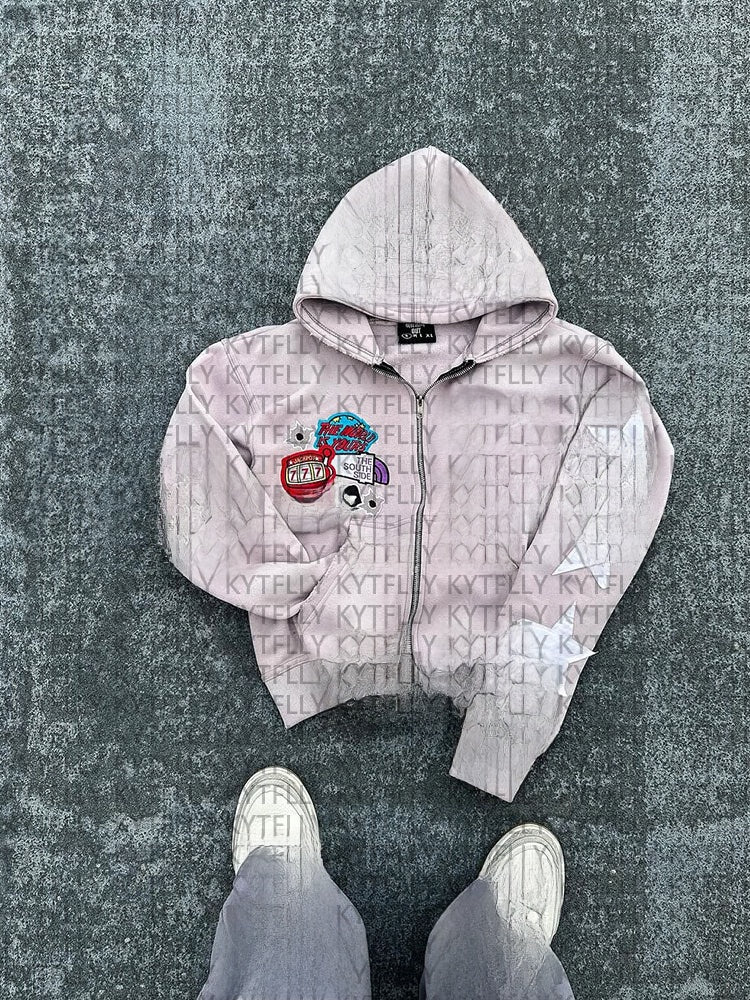 Digital print sweater