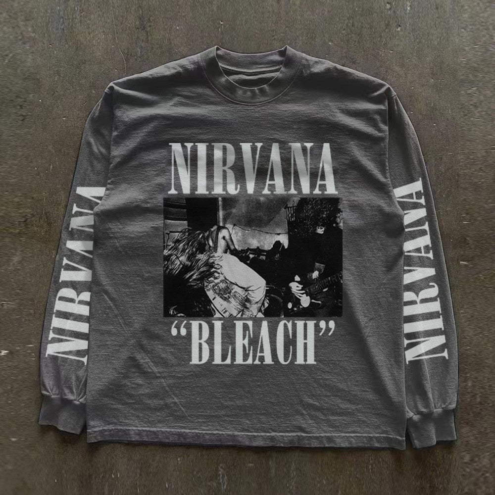 Heavyweight Band Print Cotton T-Shirt