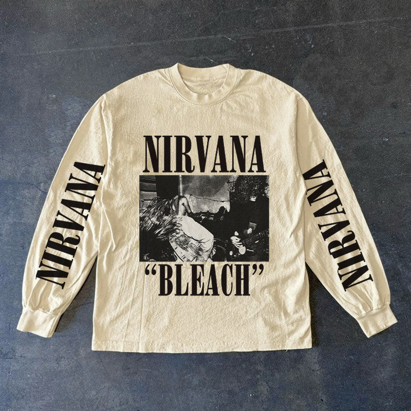 Heavyweight Band Print Cotton T-Shirt